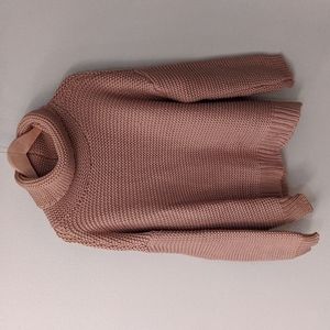 Dusty rose chunky sweater